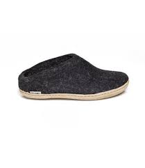 Slipper With Leather Sole