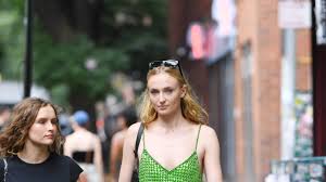 British-inspired Sophie Turner Rocks a Distinctly British Girl-on-a-Night-Out Vibe in Her Latest Look