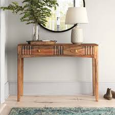 Delmer 45 Solid Wood Console Table