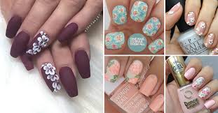25 Delicate Flower Nail Designs Adding Lovely Blooms To Your Fingertips