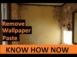 How To Remove Wallpaper Paste Or Glue