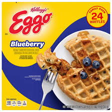 eggo waffles blueberry family pack