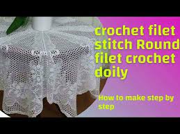 crochet filet sch round filet