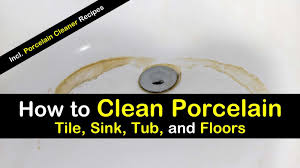 12 ideal ways to clean porcelain tile