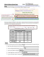 17 comparing mitosis and meiosis: Mitosis Meiosis Rp3 Tori Meinsen Name Tori Mitosis Meiosis Review Paper Meinsen Mitosis Use The Activity At Course Hero