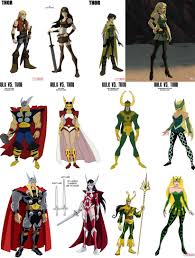 The credits for loki episode 2 drop a subtle hint that lady loki is actually a version of a marvel villain called the enchantress. Thor Sif Loki And Enchantress Designs In Different Cartoons Thor