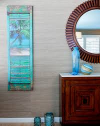 Coastal Decorating With Shutters Wall