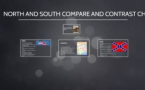 North And South Compare And Contrast Chart By Megan Okeefe