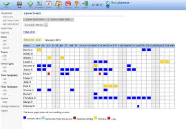 Annual and sick leave record. Staff Holiday Leave Planner And Absence Management
