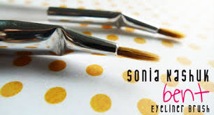 sonia kashuk bent eyeliner brush review