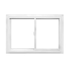 50 series sliding white vinyl window