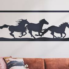 Metal Horse Wall Art Horse Running