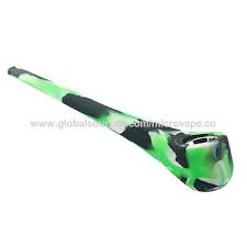 long silicone hand smoking pipe