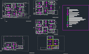 Electrical Layout Of A House Dwg Block