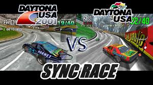 daytona 2001 vs daytona usa sync race