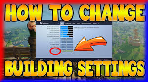 .fortnite on your computer and would you like suggestions on how to build walls, platforms in today's guide, in fact, i will explain how to build on fortnite pc. How To Change Building Settings In Fortnite How To Change Materials In Fortnite Youtube