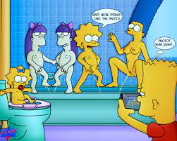 Simpsons nude pic cartoon scene