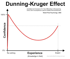 Graph Of Confidence Vs Experience According To The Dunning