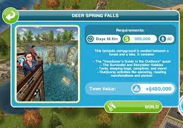 The great outdoors update for the sims freeplay(v5.14.1) brings a new discovery quest which is available for freeplayer's, lvl 11 and up. The Sims Freeplay Vacationers Guide To The Outdoors Quest The Girl Who Games