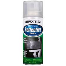 Rust Oleum Specialty 12 Oz Clear Reflective Finish Spray Paint 6 Pack