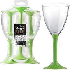 8536 Plastic Wine Glass Display Set