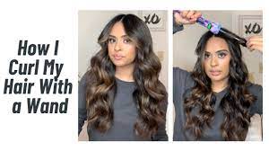 how to curl your hair with a wand for