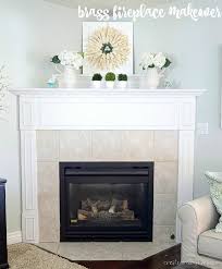 fireplace makeover spray paint magic