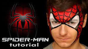 amazing spider man face painting