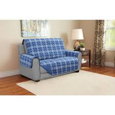 Harper Lane Furniture Protector Loveseat Plaid Blue