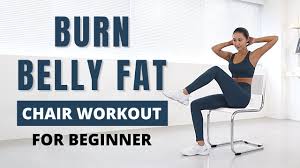 lose belly fat sitting down seated