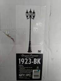 Black Outdoor Incandescent Post Lantern