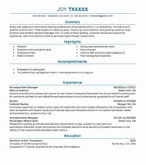 Assistant Bank Manager Resume Sample Banking Resumes Livecareer