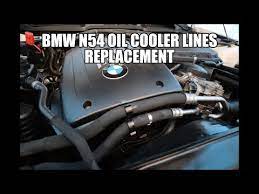 bmw 335i oil cooler lines replacement