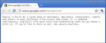 humans txt をサーバー