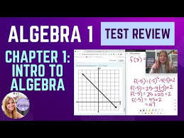Algebra 1 Chapter 1 Test Review