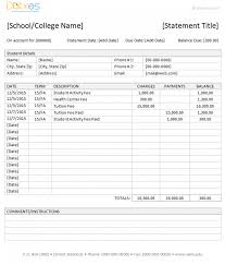 Student Fees Invoice Template Dotxes Tuition Invoice Serjiom