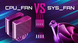 system fan vs cpu fan headers