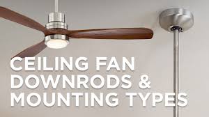 The receiver part of the remote is nestled inside the fan body itself, while the control mounts either on the wall or into the wall as a switch. Ceiling Fans Designer Looks New Ceiling Fan Designs Lamps Plus