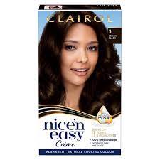 What is para phenylenediamine skin sensitization: Clairol Nice N Easy Brown Black 3 Hair Dye Tesco Groceries