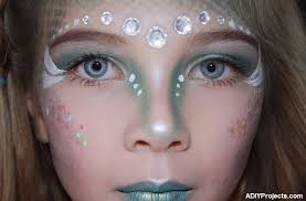 glamorous mermaid halloween makeup for