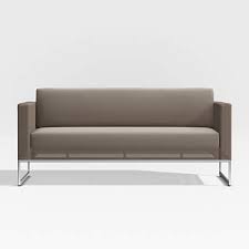 Dune Taupe Outdoor Patio Sofa With