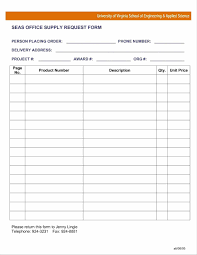 Office Supply Order Form Template Under Fontanacountryinn Com