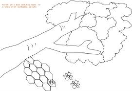 They stay busy harvesting pollen to make honey for themselves and. Beehive Coloring Printable Page For Kids