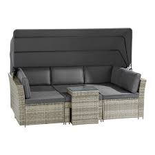 california rattan daybed with canopy