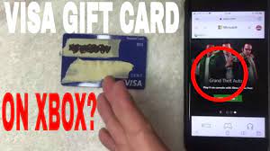 use visa debit gift card on xbox live