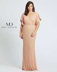 4849f Mac Duggal Plus Size Dress