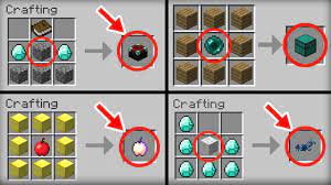 minecraft 20 crafting recipes that