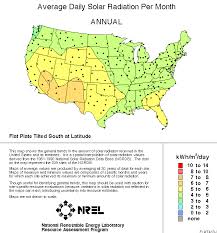 Us Solar Insolation Maps Northern Arizona Wind Sun