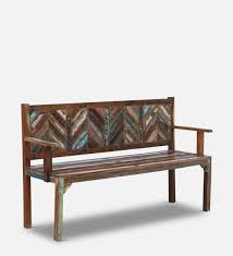 celestia solid wood bench in