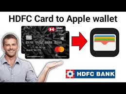 how to add hdfc credit card to apple